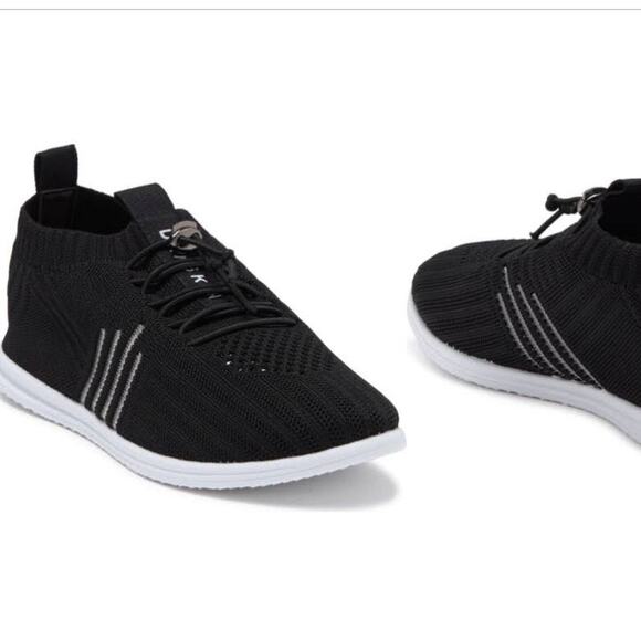 Danskin Womens Active Lace Knit Sneakers 8 Black Ultralight Comfort Running NWOB - Picture 1 of 11